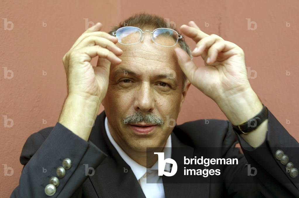 Venice Lido, Venice Film Festival 2001. Dieter Kosslick, director of the Berlin International Film Festival (Berlinale) - Lido di Venezia / Lido di Venezia, Mostra del Cinema di Venezia 2001. Dieter Kosslick, direttore del Festival internazionale del cine