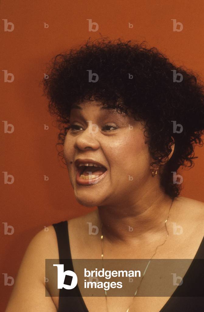 American jazz-blues singer Etta James (about 1980) (photo)
