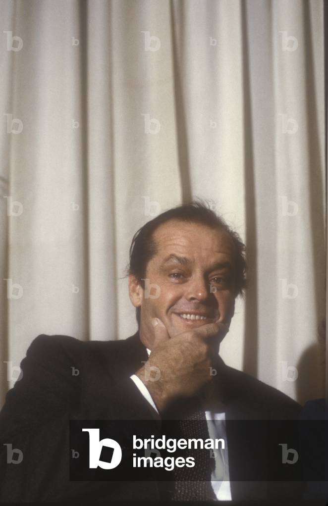 Rome, 1984. American actor Jack Nicholson (photo)