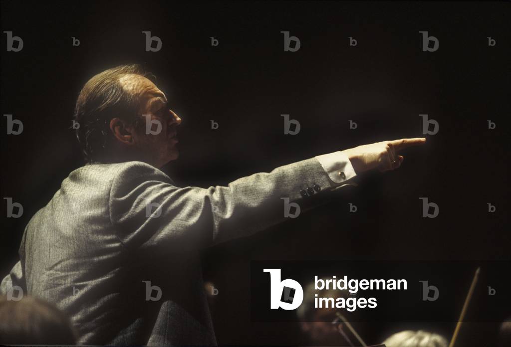 Rome, 1995, Austrian conductor Nikolaus Harnoncourt/Roma, 1995. Il direttore d'orchestra Nikolaus Harnoncourt -