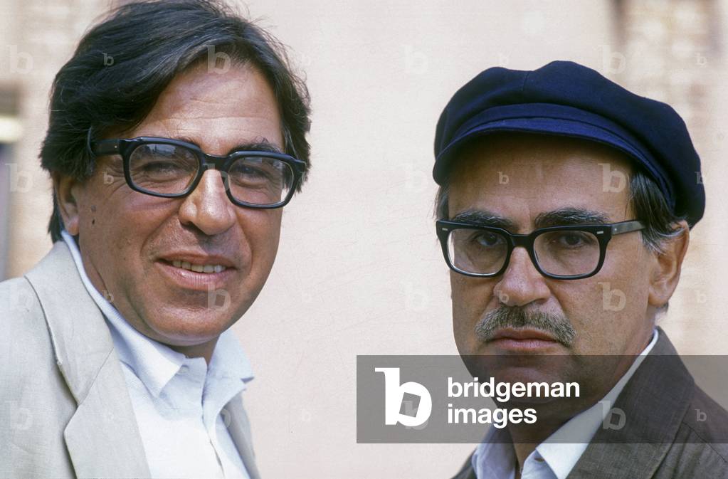Venice Lido, Venice Film Festival 1984. Directors Paolo and Vittorio Taviani, members of the jury/Lido di Venezia, Mostra del Cinema di Venezia 1984. I registi Paolo e Vittorio Taviani, membri della giuria -