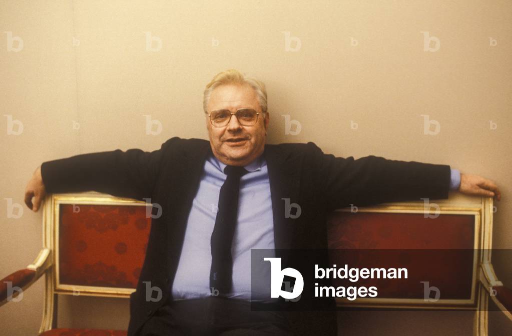 Milan, about 1988. Carlo Maria Badini, Sovrintendente or General Manager of La Scala Theater/Milano, 1988. Carlo Maria Badini, sovrintendente del Teatro alla Scala-