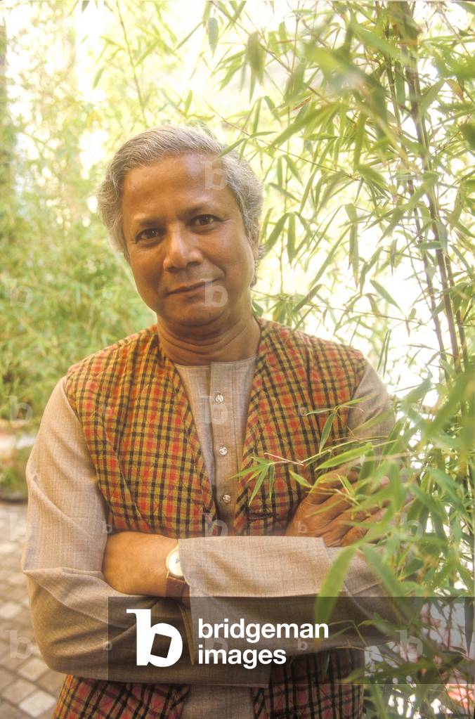 Mantua Literature Festival, 1999. Bangladeshi economist Muhammad Yunus, founded Grameen Bank and pioneered the concepts of microcredit and microfinance/Festivaletteratura di Mantova 1999. L'economista bengalese Muhammad Yunus, fondatore della Grameen Bank (banca etica) ed idetore del microcredito -