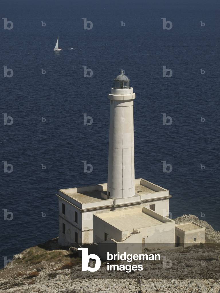 Otranto (Brindisi). Lighthouse at Punta Palascia also known as Capo d'Otranto