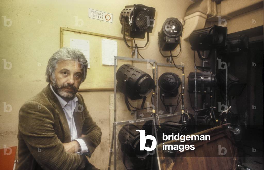 Rome, National Academy of Dramatic Art Silvio D'Amico, 1983 Italian theater director Luca Ronconi