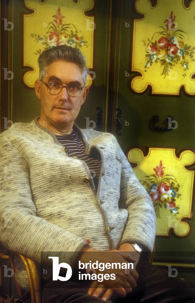 Italian composer Niccolo Castiglioni, 1988/Il compositore Niccolo Castiglioni, 1988 -