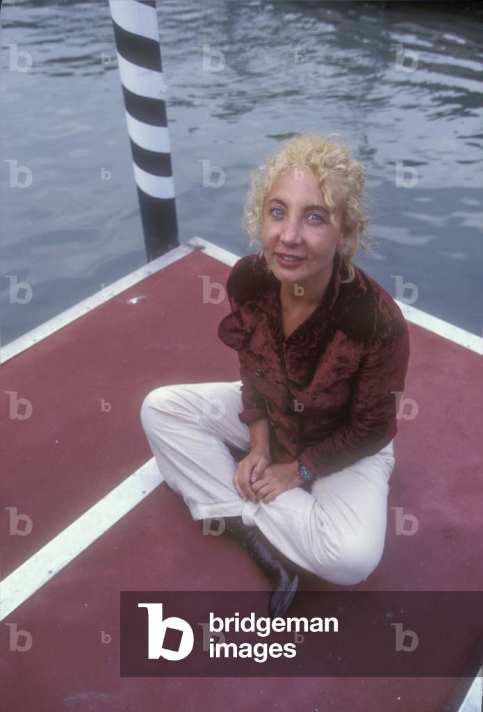 Italian actress Iaia Forte at Venice Film Festival 1995 (photo)