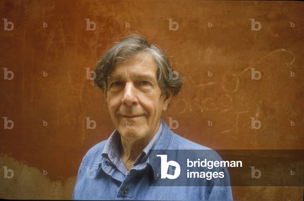 Venice, 1982. American composer John Cage (photo)