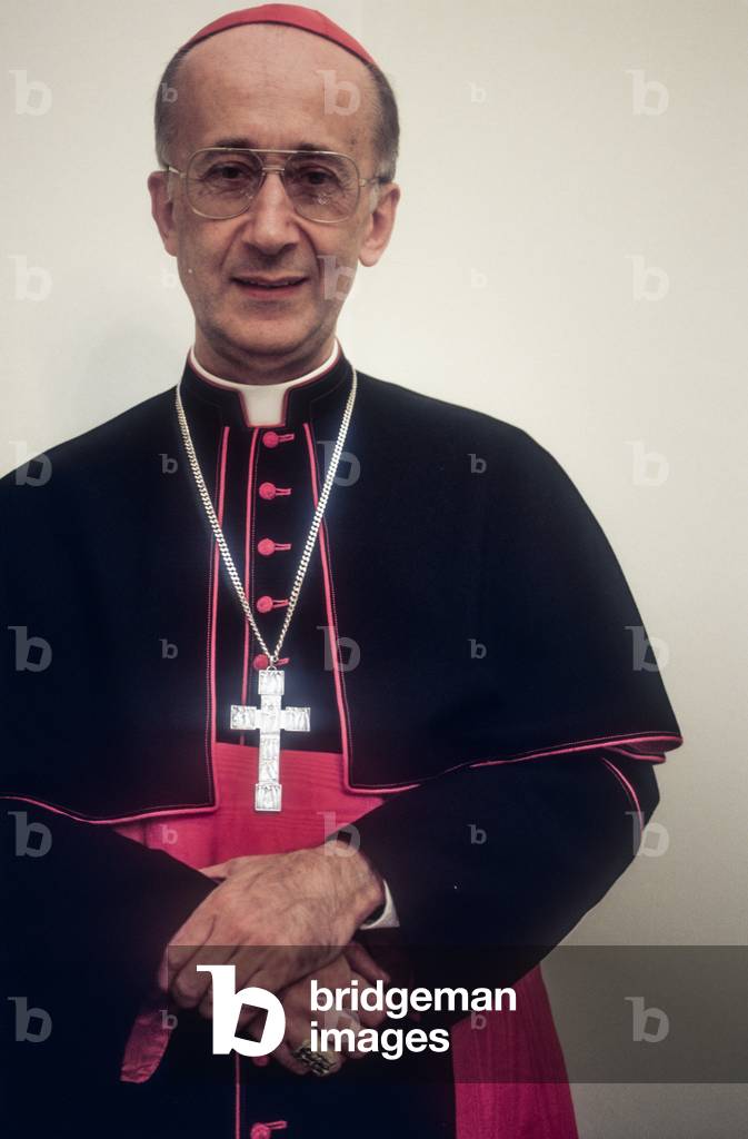 Vatican City, 1992. Cardinal Camillo Ruini (photo)