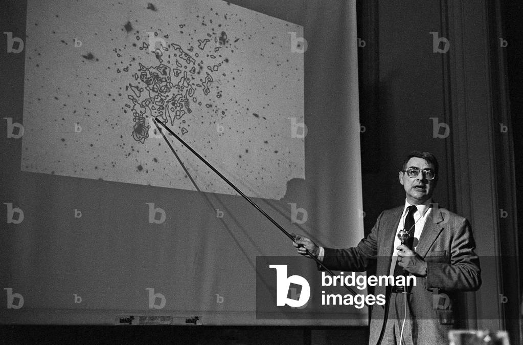 Italian American astrophysicist Riccardo Giacconi (1981)/L'astrofisico Riccardo Giacconi (1981) -