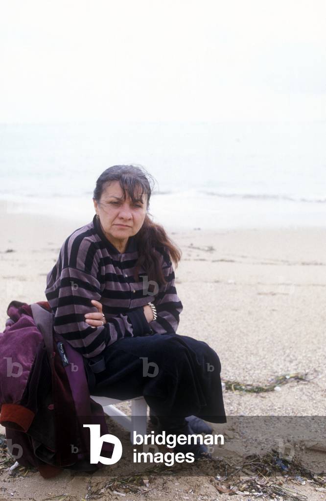 Cannes Film Festival 1984. Hungarian director Marta Meszaros, in competition with the movie “” Diary for My Children”/Festival del Cinema di Cannes 1984. La regista Marta Meszaros, in concorso con il film “” Diario per i miei figli”” -