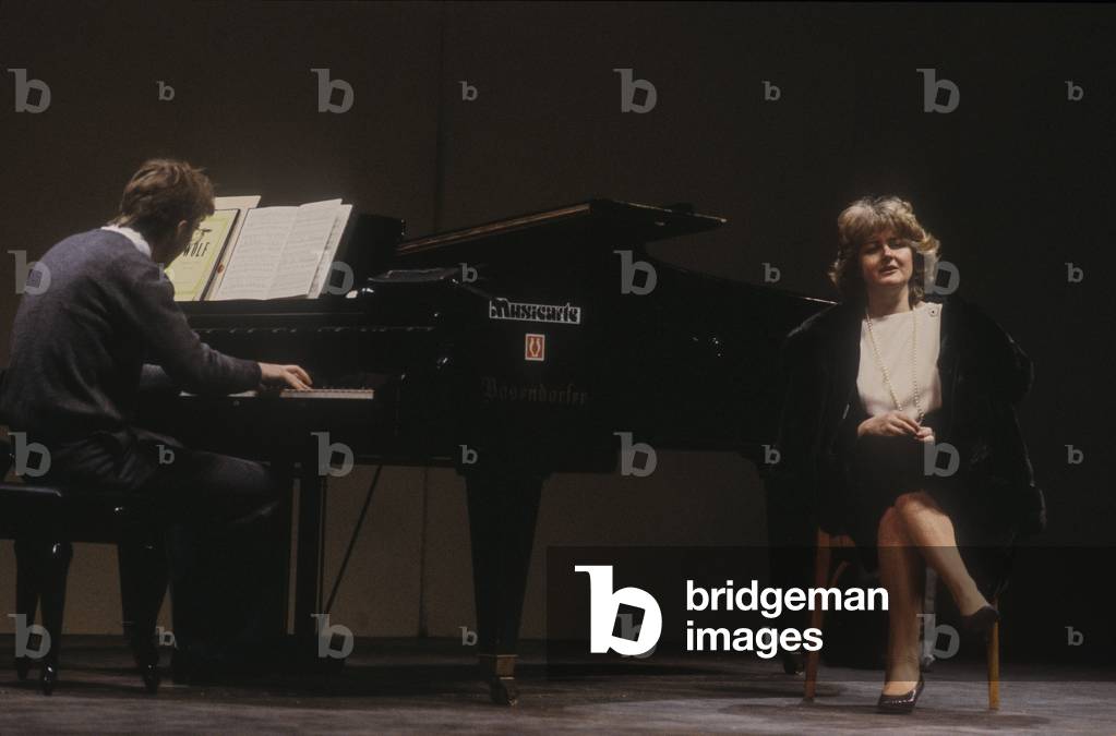 Rome, about 1985 Slovak soprano Edita Gruberova/Roma, 1985 circa Il soprano Edita Gruberova-