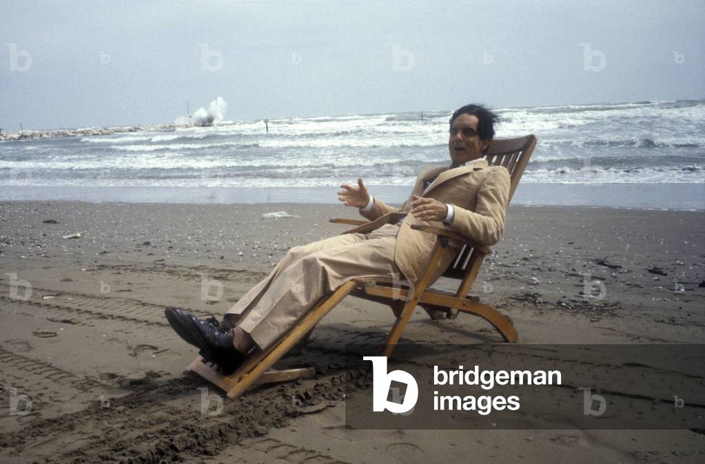 Italo Calvino, Venice Lido, Italy, 1981 (photo)
