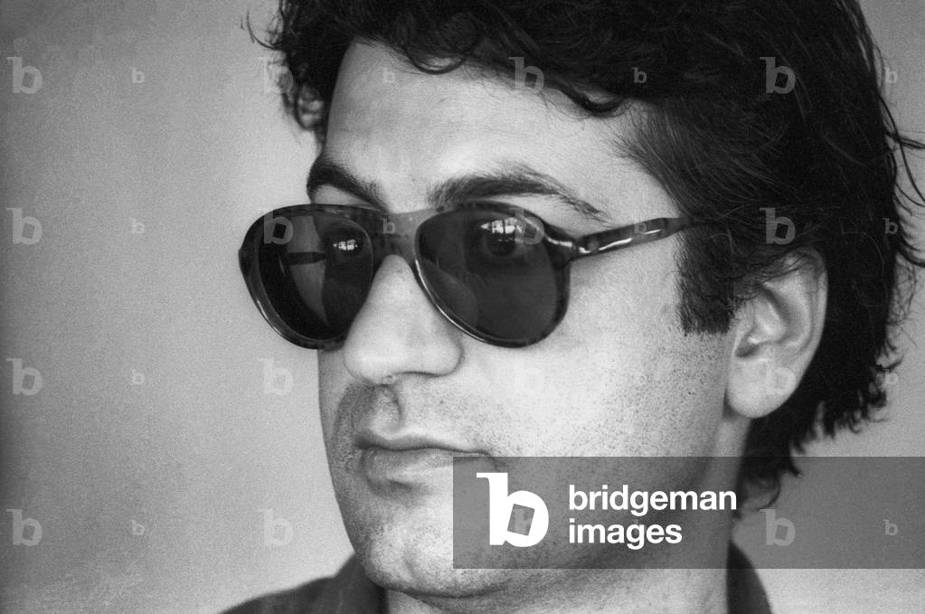 Castel Porziano (Rome) 1979, First Festival of the Poets. Italian poet Dario Bellezza (photo)
