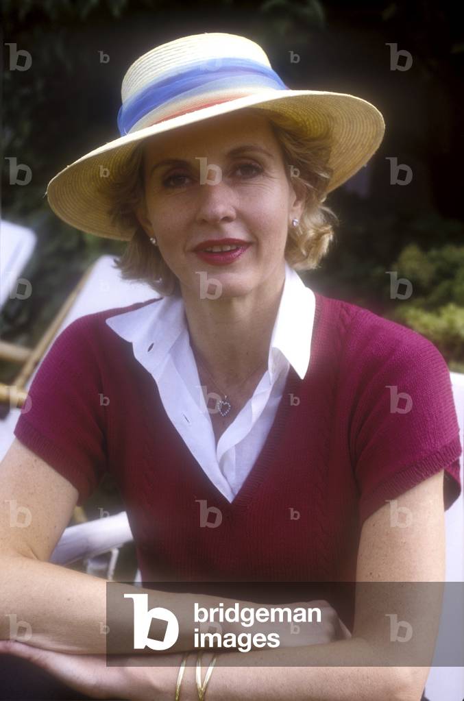 Swedish journalist Pia Lindstrom, about 1985/La giornalista svedese Pia Lindstrom, 1985 circa -