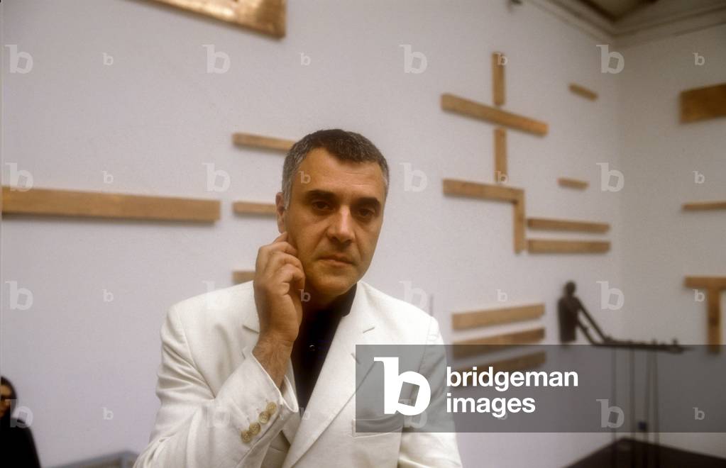 Portrait of the Italian artist Domenico “” Mimmo””” Paladino,