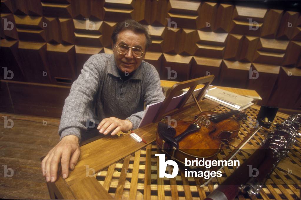 Portrait of German opera singer and conductor Peter Schreier in 1999.
