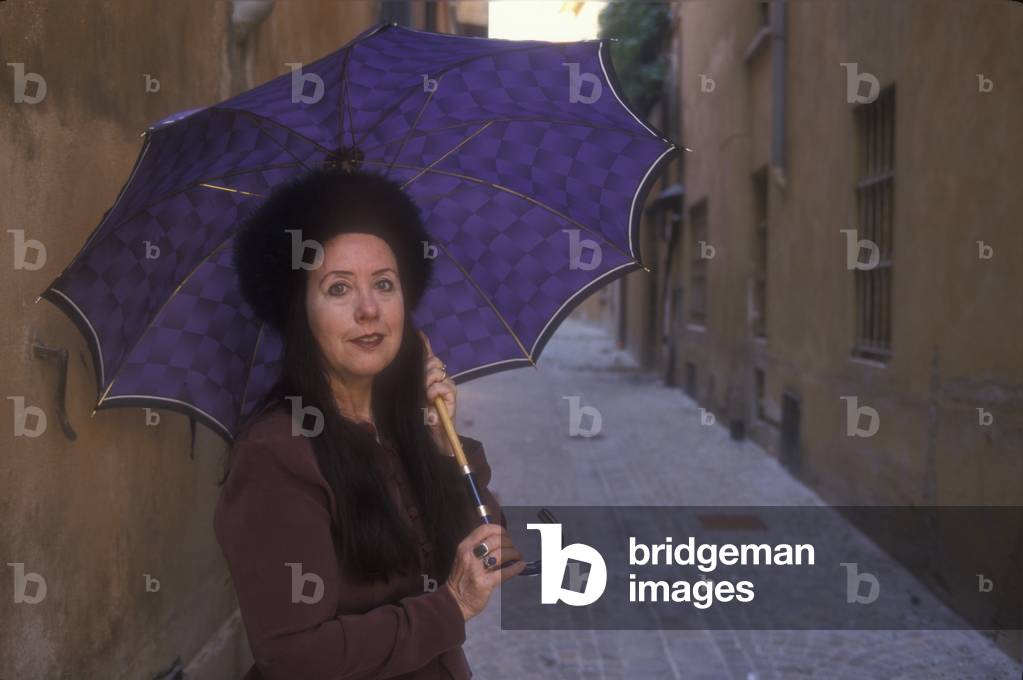 Mantua Literature Festival 1999 . American poet Tess Gallagher (photo)