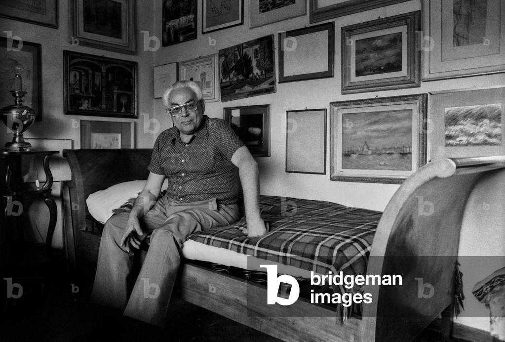 Leonardo Sinisgalli in His House (1979)