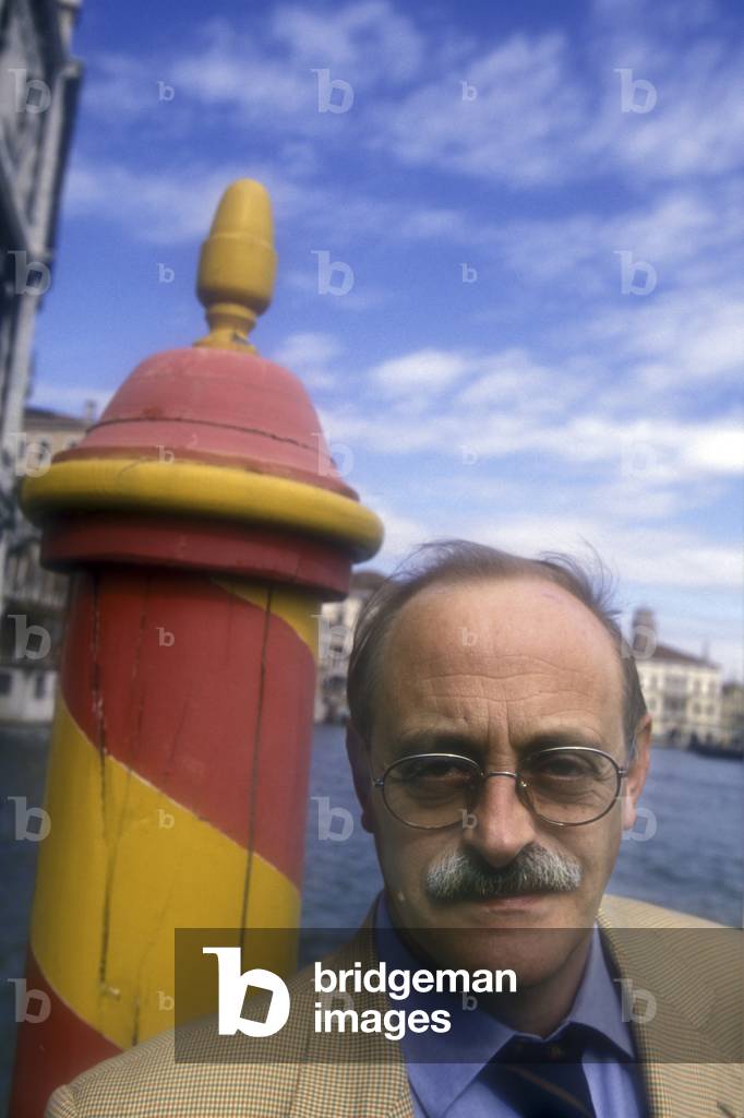 Venice, 1994. Italian writer Antonio Tabucchi, winner of Campiello literary Prize for the book 