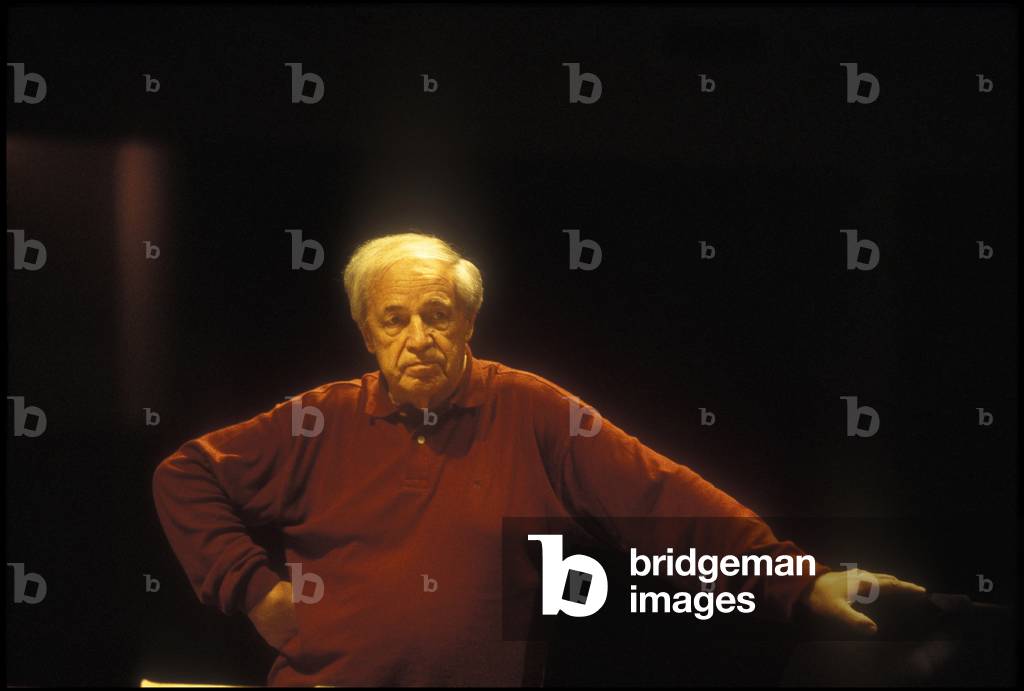 French composer PIERRE BOULEZ, Rome 1998/PIERRE BOULEZ, composer and orchestra direttore, Roma 1998