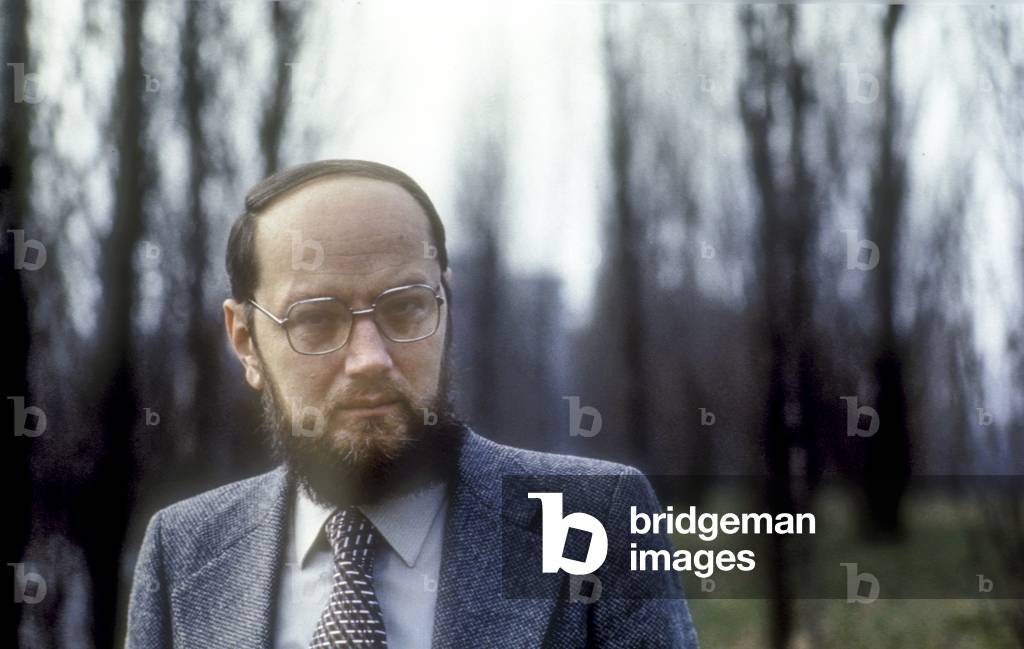 Milan, 1980. Italian writer Ferruccio Parazzoli (photo)