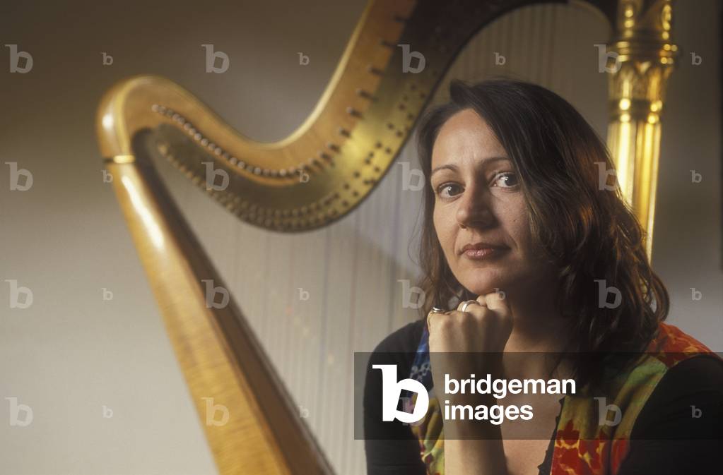Milan, 1999 Italian harpist Cecilia Chailly/Milano, 1999 Arpista Cecilia Chailly-