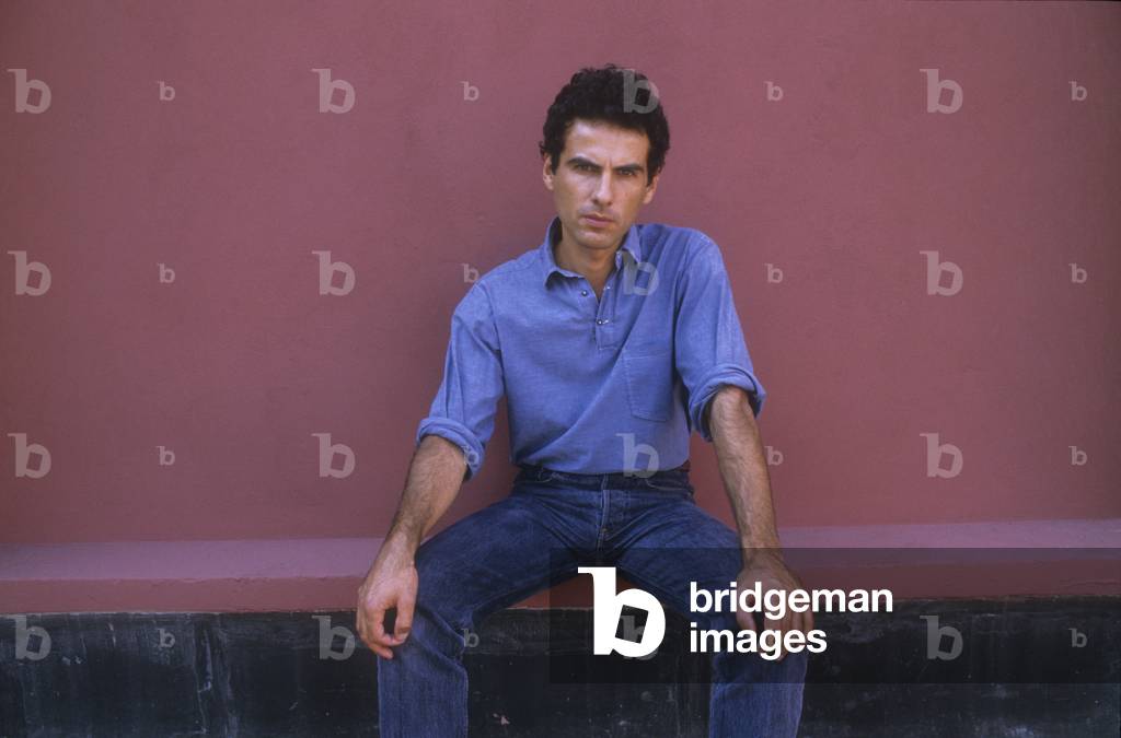 Venice Lido, Venice Film Festival 1988. Italian writer Andrea De Carlo (photo)