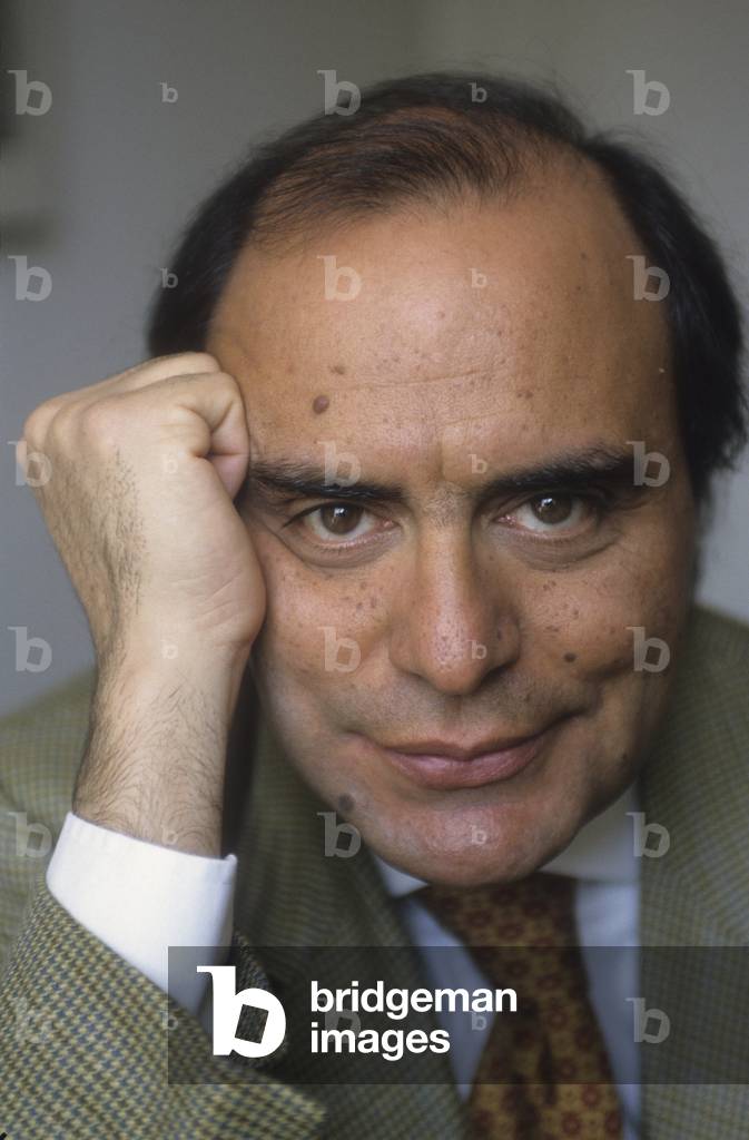 Rome, 1996. Italian TV journalist Bruno Vespa/Roma, 1996. Il giornalista television Bruno Vespa -