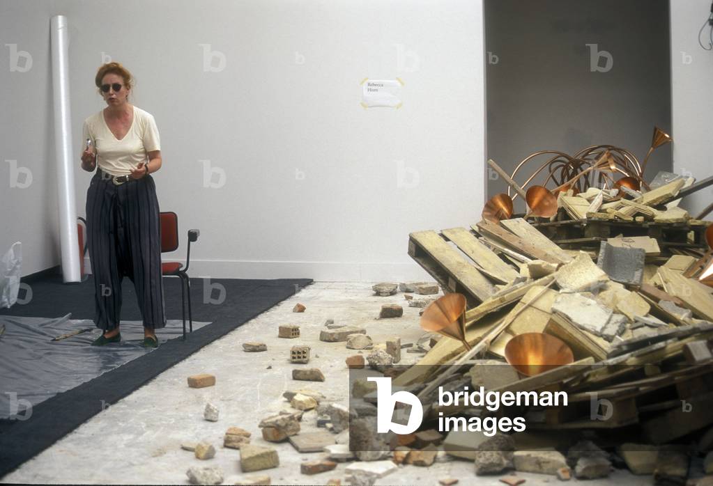 Venice Art Biennale 1999. German artist Rebecca Horn/Biennale Arte di Venezia 1999. Artista tedesca Rebecca Horn -