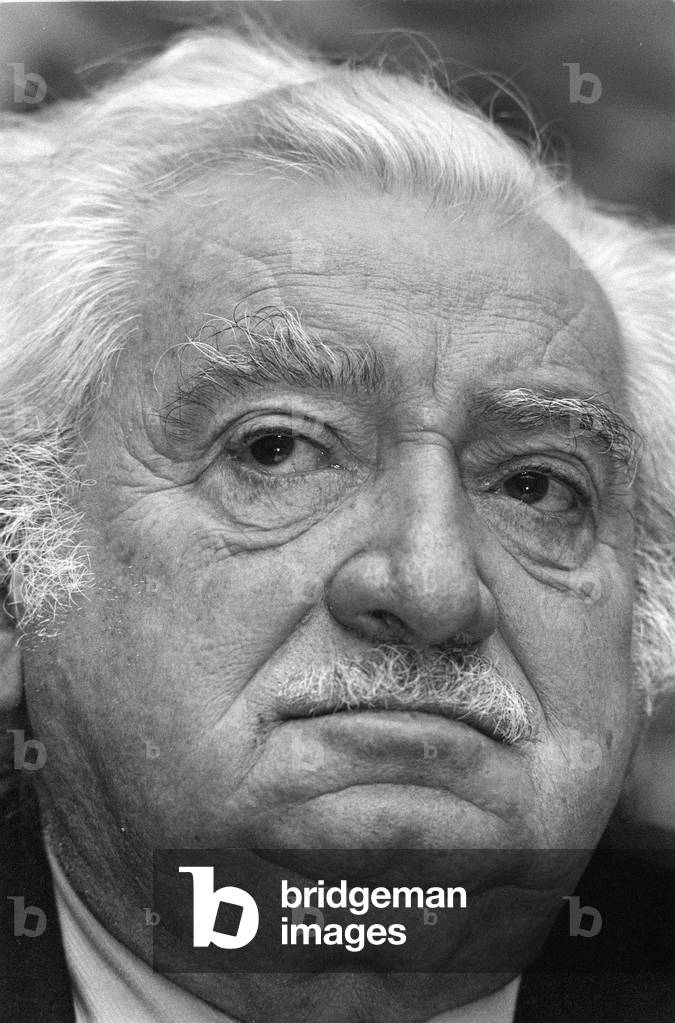 Portrait of the bresilian writer Jorge Amado in 1984