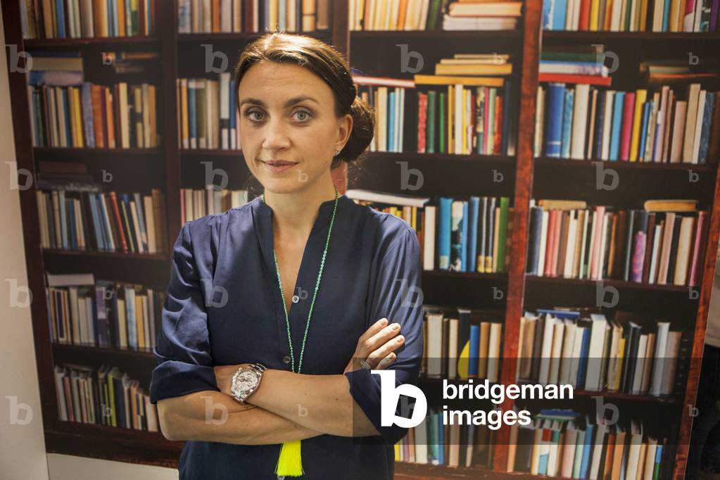 Turin, 2015. Swedish actress Camilla Läckberg (photo)