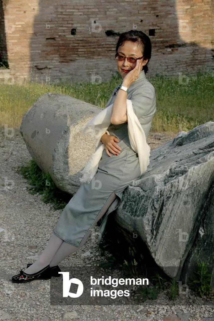 British-Chinese journalist, broadcaster and writer Xue Xinran, Festival of Literatures, Rome, June 14, 2011 (photo)