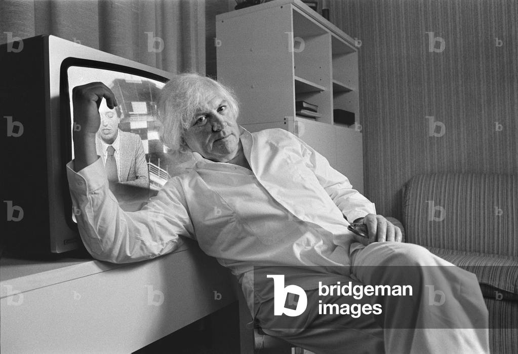 Portrait of the British realizer Ken Russell around 1980.