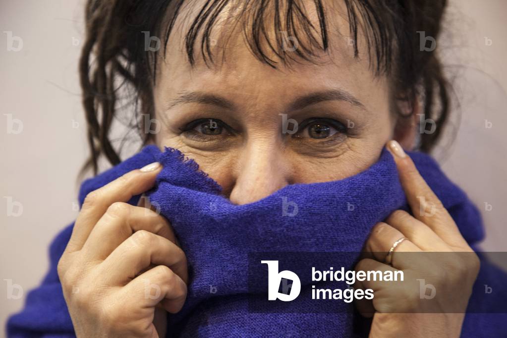 Paris, 2015 - Polish writer Olga Tokarczuk/Parigi, 2015 - Polacca writer Olga Tokarczuk -