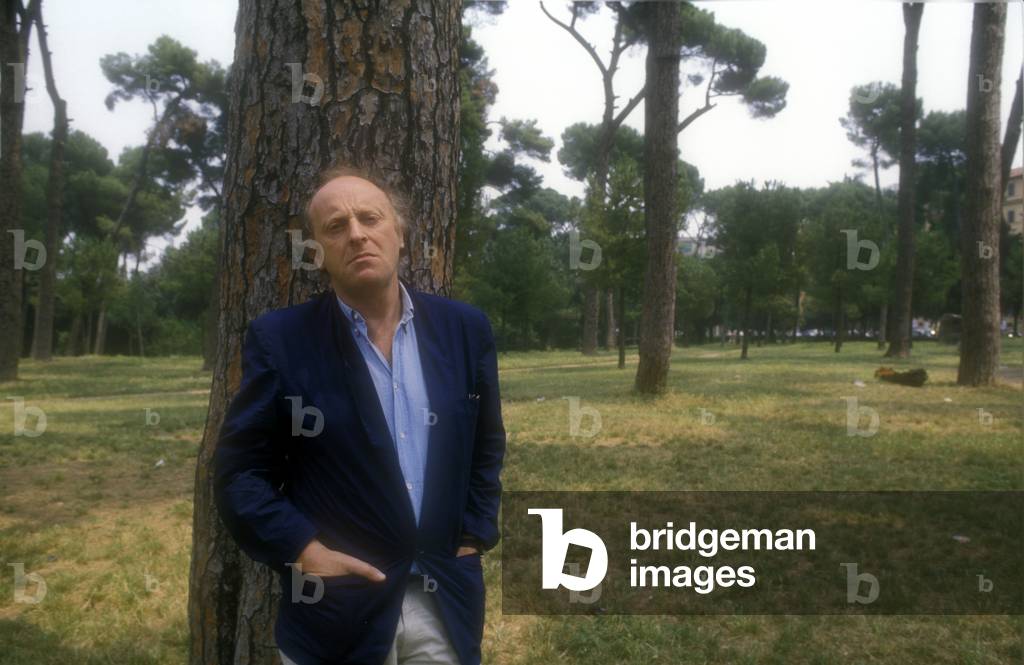 Rome, Villa Borghese, about 1985. Russian American poet Joseph Brodsky (photo)