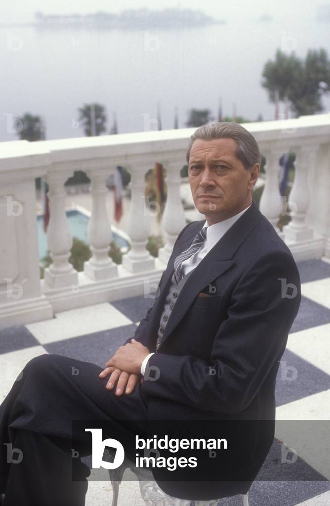 Italian actor Adalberto Maria Merli, 1989 (photo)