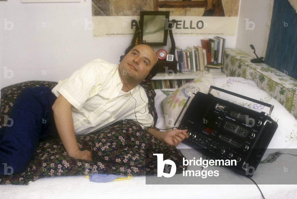 Italian comedian Maurizio Ferrini (about 1988) (photo)