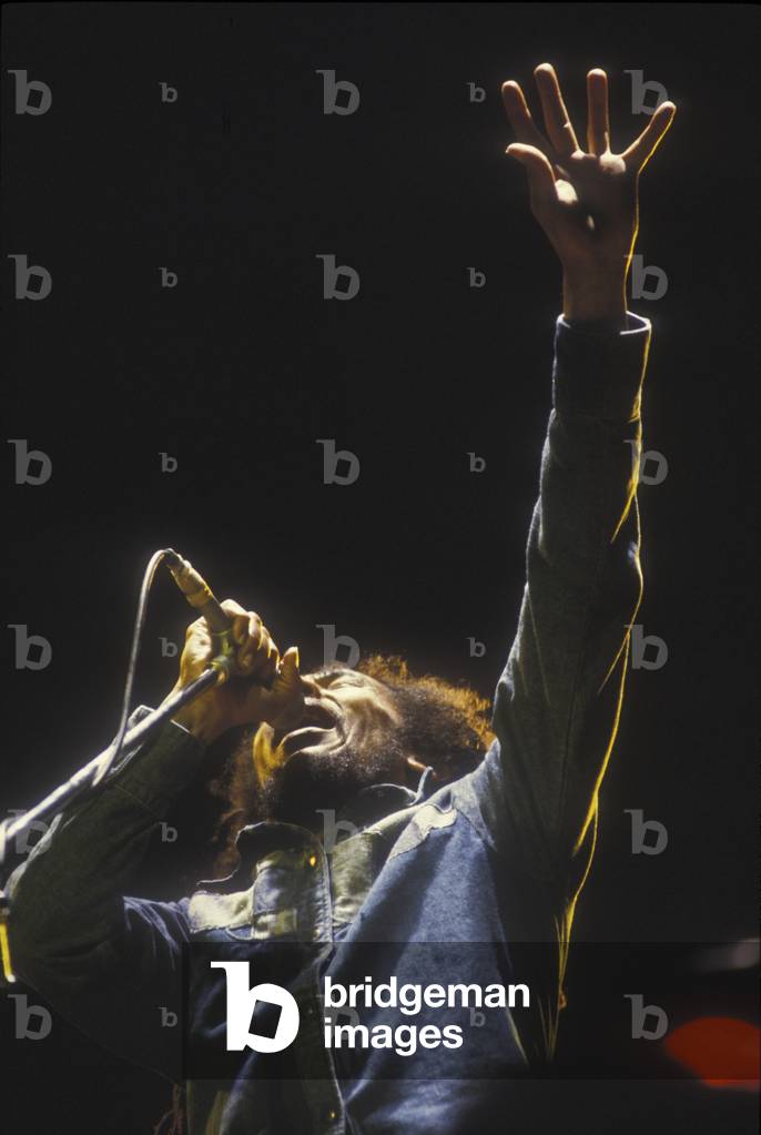 Bob Marley in Milan on June 27, 1980