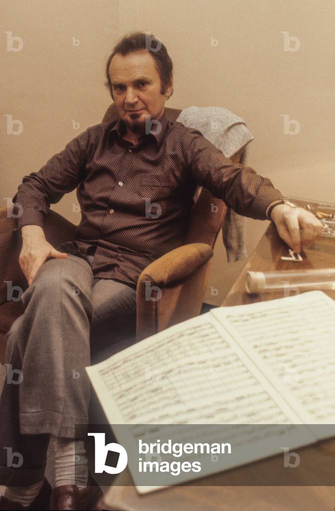 Polish conductor Jerzy Semkov (1981)/Il direttore d'orchestra Jerzy Semkov (1981) -