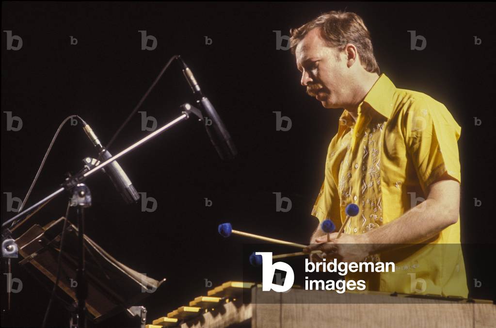American jazz vibraphonist Gary Burton, about 1985 (photo)