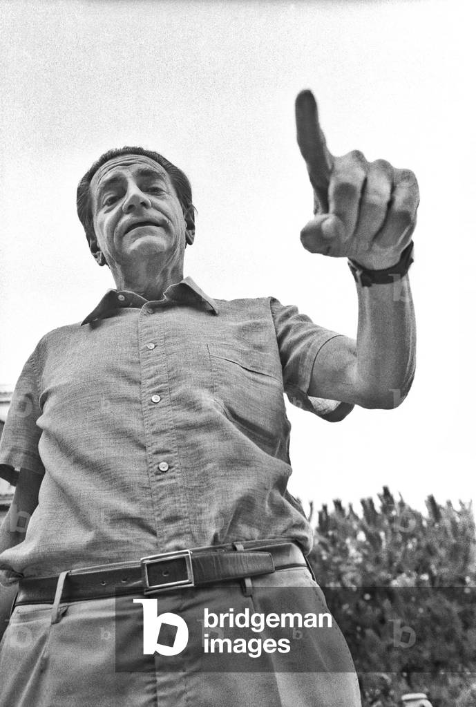 Rome, 1979 Italian architect Bruno Zevi/Roma, 1979 Architetto Bruno Zevi -