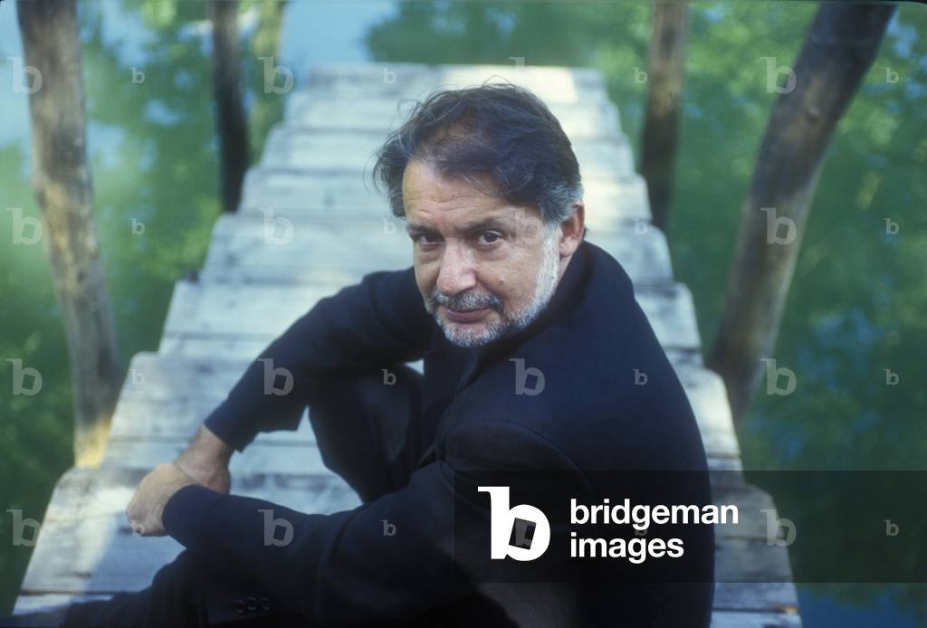 Venice Lido, 1997. Director of Venice Film Festival Felice Laudadio (photo)