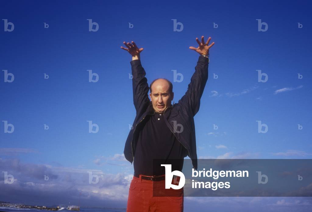 Venice Lido, Venice Film festival 1998. Italian actor Antonio Albanese, starring in the movie 