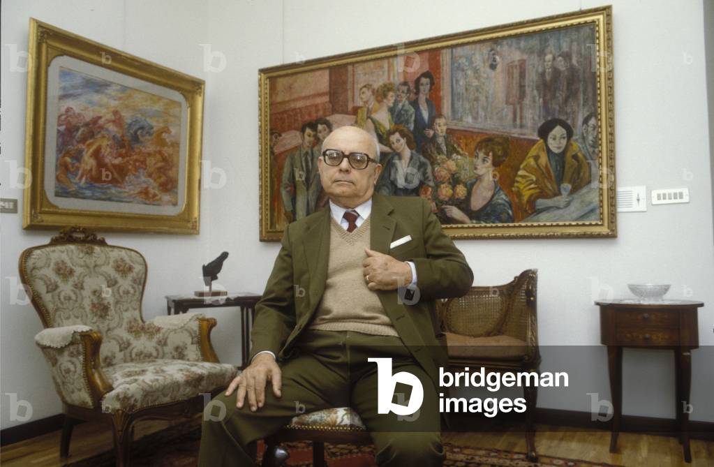 Aligi Sassu in His House (1982)