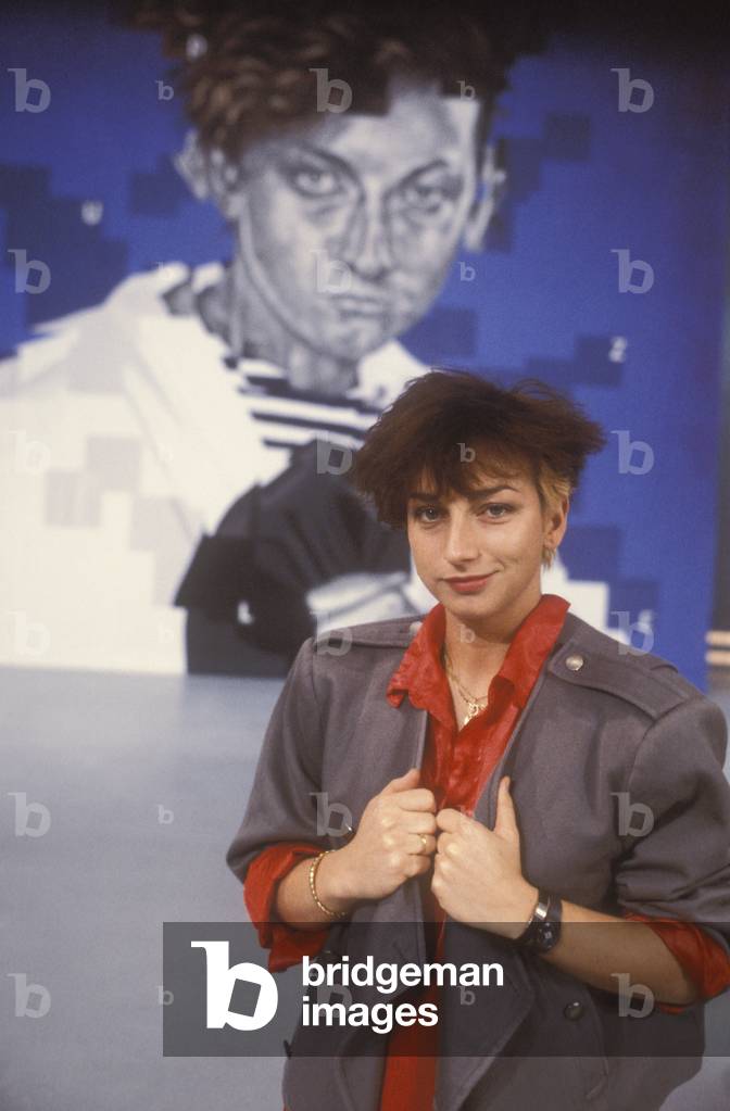 Italian rock singer-songwriter Gianna Nannini (about 1985) (photo)
