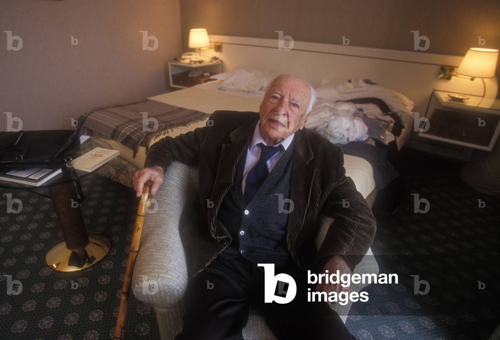 German philosopher Hans Georg Gadamer, Naples 1997 (photo)