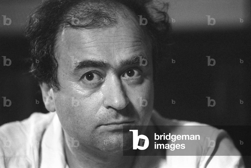 English cartoonist Georges Wolinski (about 1980)/Il fumettista francese Georges Wolinski (1980 circa) -