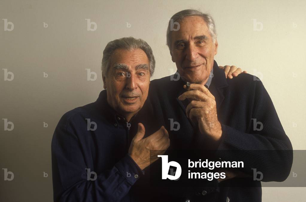 Rome, 1999. Italian scriptwriters Piero De Bernardi and Leonardo Benvenuti/Roma, 1999. Gli sceneggiatori Piero De Bernardi e Leonardo Benvenuti -