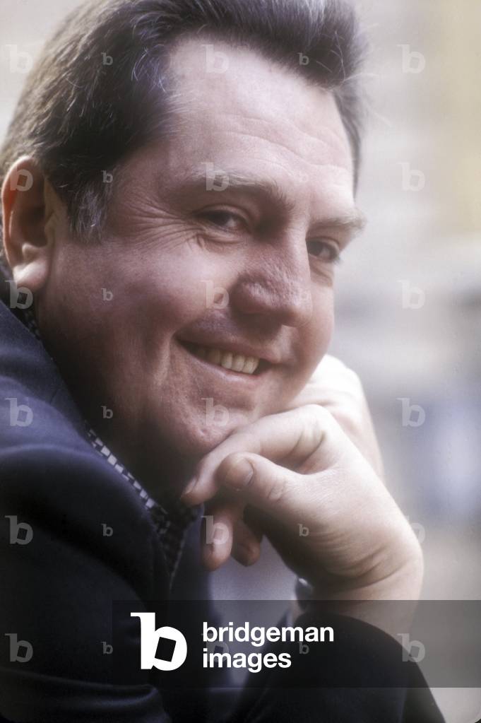 Milan, 1980. Italian writer Giuseppe Pontiggia (photo)